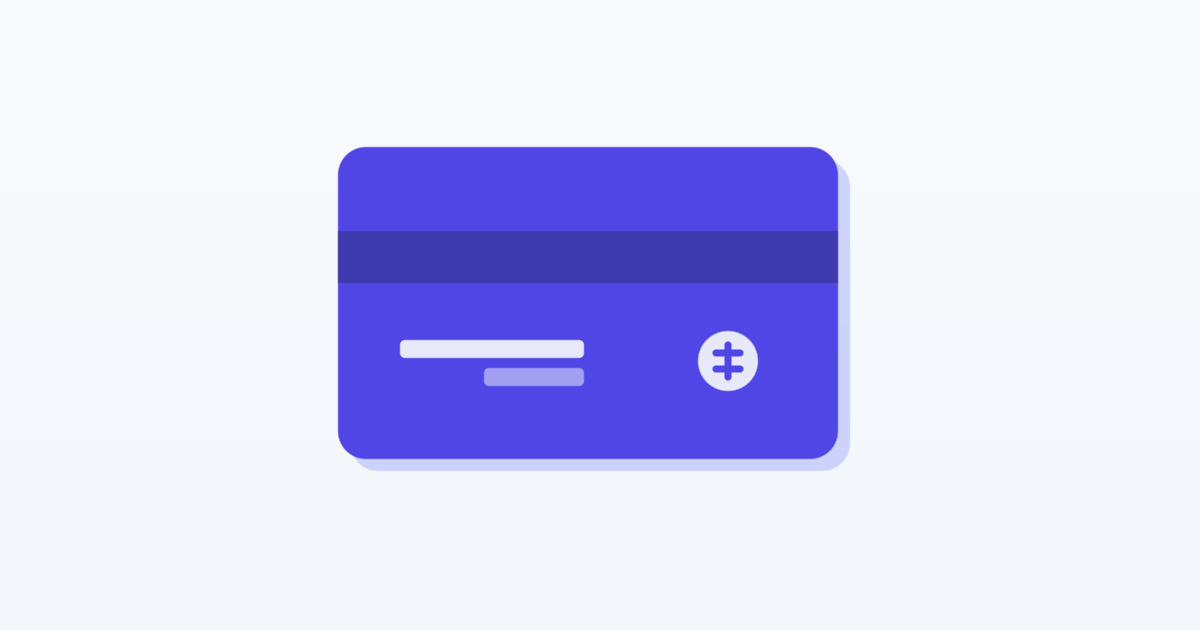 A gift card with a crypto mark
