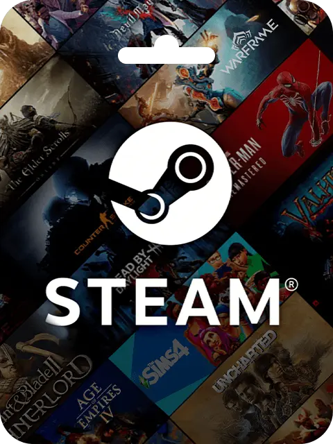 Steam wallet gift card
